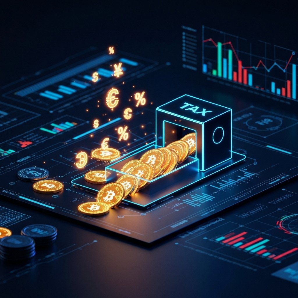 암호화폐의 세금: 투자 수익에 세금이 붙나요? 관련 이미지