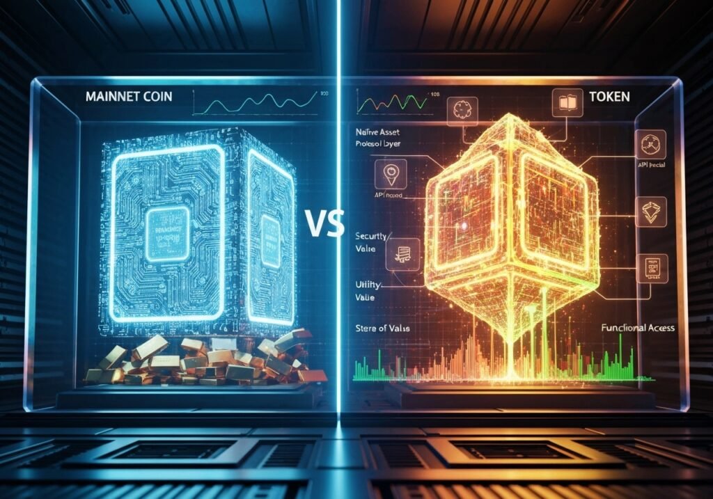 메인넷 보유 코인과 토큰의 구분과 가치 비교