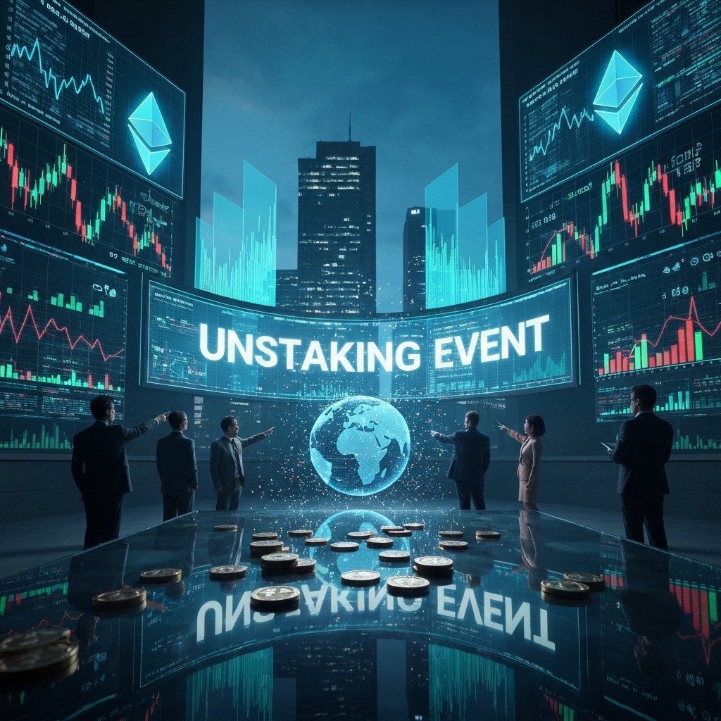 이더리움 스테이킹 해제 이후 시장 반응 분석 관련 이미지